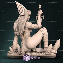 Angela Spawn Sexy 3D Printing Figurine Spawn STL Files