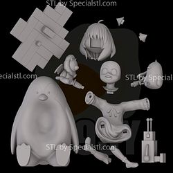 Anya Forger With Her Toys 3D Printing Model Spy x Family STL Files