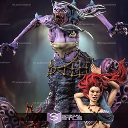 Ariel and Ursula Creepy NSFW 3D Printing Model Little Mermaid STL Files