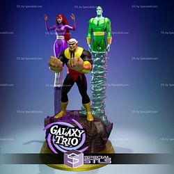 Birdman and the Galaxy Trio 3D Printing Model STL Files