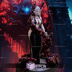 Blood Enchantress Hex Pose 3D Printing Model STL Files