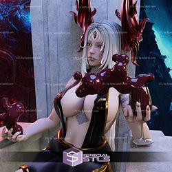 Blood Enchantress Throne Pose 3D Printing Model STL Files