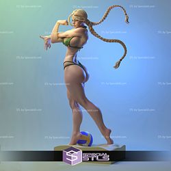 Cammy in Bikini Suit V2 3D Printing Figurine Street Fighter STL Files