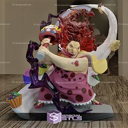 Charlotte Linlin Big Mom Sweet Version 3D Printing Model One Piece STL Files