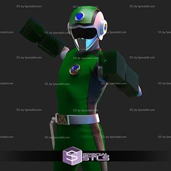 Choushinsei Flashman 3D Printing Model Green Flash STL Files