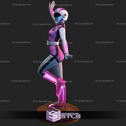 Choushinsei Flashman 3D Printing Model Pink Flash STL Files