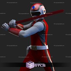 Choushinsei Flashman 3D Printing Model Red Flash STL Files