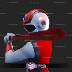 Choushinsei Flashman 3D Printing Model Red Flash STL Files