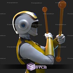 Choushinsei Flashman 3D Printing Model Yellow Flash STL Files