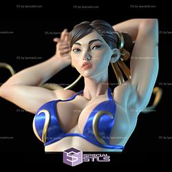 Chunli in Bikini V2 3D Printing Figurine Street Fighter STL Files
