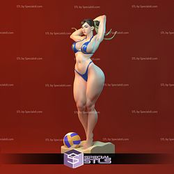 Chunli in Bikini V2 3D Printing Figurine Street Fighter STL Files