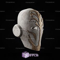 Cosplay STL Files Realistic Jedi Temple Guard Mask V2 3D Printing Model Starwars STL Files