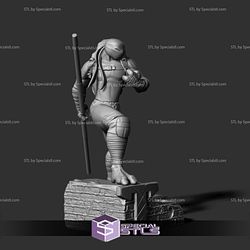 Donatello 3D Printing Model Action Pose for Diorama TMNT STL Files