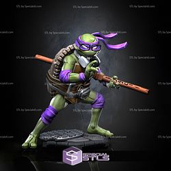 Donatello Action Pose STL Miniature 3D Printing Figurine