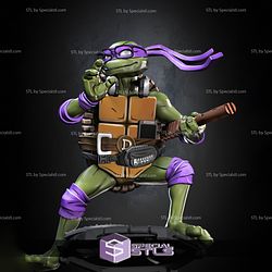 Donatello Action Pose STL Miniature 3D Printing Figurine