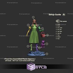 Dorothy 3D Printing Model V2 The Wizard of Oz STL Files