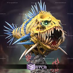 Fish Zombie Creepy Land 3D Printing Model STL Files