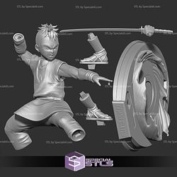 Genya Shinazugawa Posing 3D Printing Figurine Demon Slayer STL Files