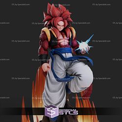 Gogeta SSJ4 Power 3D Printing Figurine Dragonball STL Files