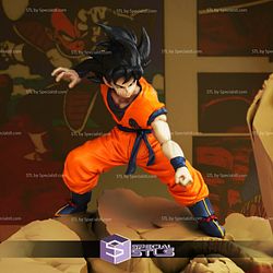 Goku and Vegeta Posing 3D Printing Model Dragonball STL Files