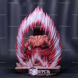 Goku Kaioken V2 3D Printing Model Dragonball STL Files