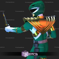 Green Ranger 3D Printing Model Mighty Morphin Power Rangers STL Files
