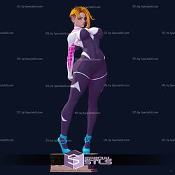 Gwen Stacy Thicc Version 3D Printing Model Across the Spider-Verse STL Files