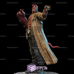 Hellboy Pointing Gun 3D Printing Model STL Files