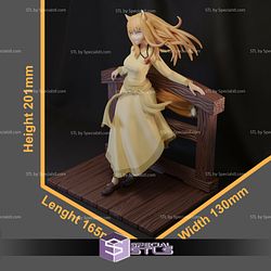 Holo Stand by the fence 3D Printing Model Spice and Wolf STL Files