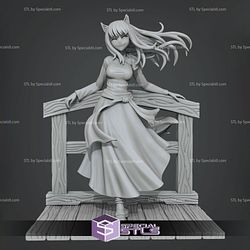 Holo Stand by the fence 3D Printing Model Spice and Wolf STL Files