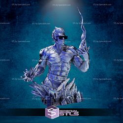 Iceman Bust 3D Printing Figurine X Men STL Files