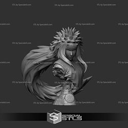 Jiraiya Bust V2 3D Printing Figurine Naruto STL Files