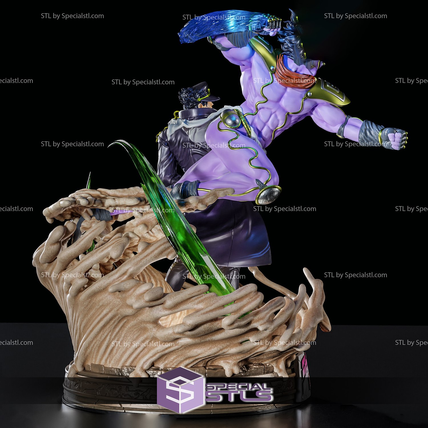 STL file Jotaro / Star Platinum Jojo Figures ⭐・3D printing idea to  download・Cults