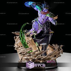 Jotaro Kujo and Star Platinum 3D Printing Model JoJos Bizarre STL Files