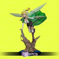 Leafa 3D Printing Model Sword Art Oline STL Files