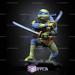 Leonardo Two Sword STL Miniature 3D Printing Figurine