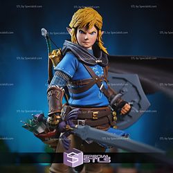 Link Archer Standing 3D Printing Model The Legend of Zelda STL Files