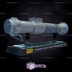 Luke Lightsaber 3D Printing Figurine Star Wars STL Files