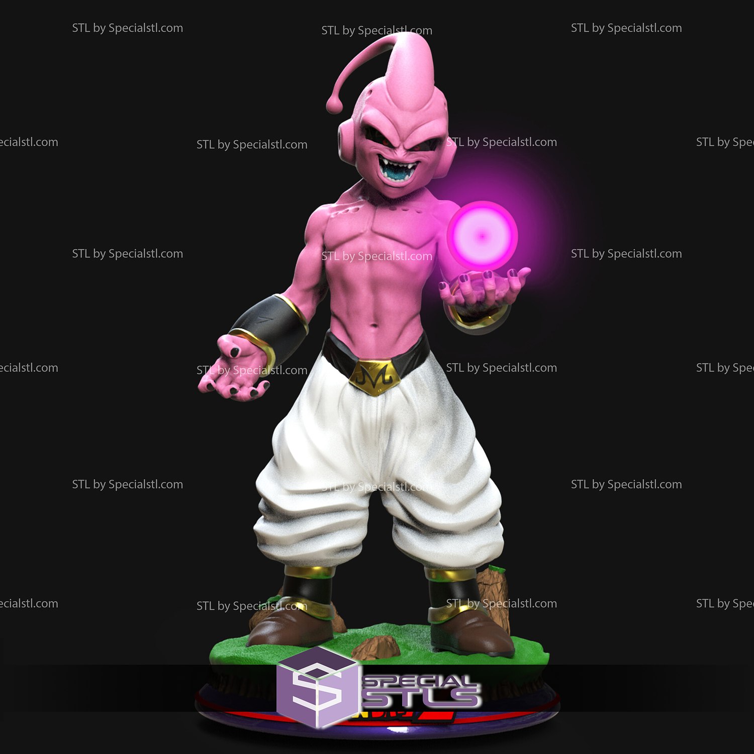 3D Print of Dragon Ball - Kid Majin Boo by rubenminderico