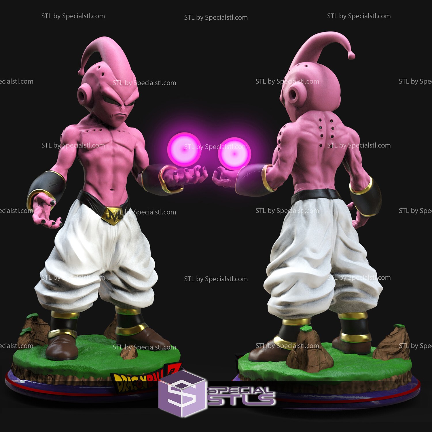 Free 3D file Majin Buu Kid 🐉・3D printable design to download・Cults