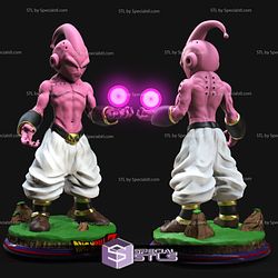 Majin Kid Buu 3 Verison 3D Printing Model Dragonball STL Files