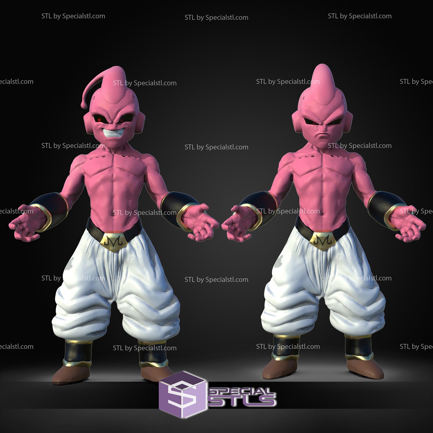 3D Print of Dragon Ball - Kid Majin Boo by rubenminderico