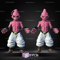 Majin Kid Buu 3 Verison 3D Printing Model Dragonball STL Files