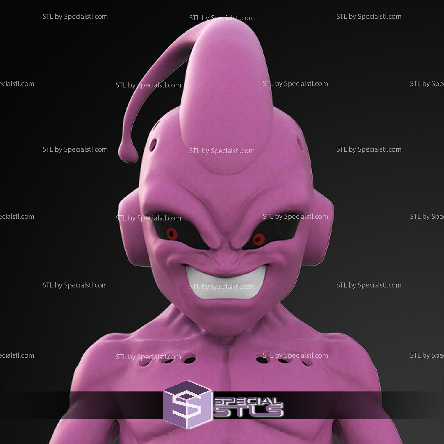 STL file Majin Buu from Dragon Ball Z 🐉・3D printer model to