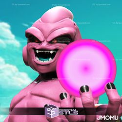 Majin Kid Buu 3 Verison 3D Printing Model Dragonball STL Files