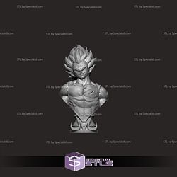 Majin Vegeta Bust V5 STL Files 3D Printing Figurine