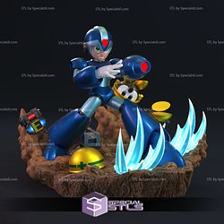 Mega Man X 3D Printing Model Megaman X STL Files