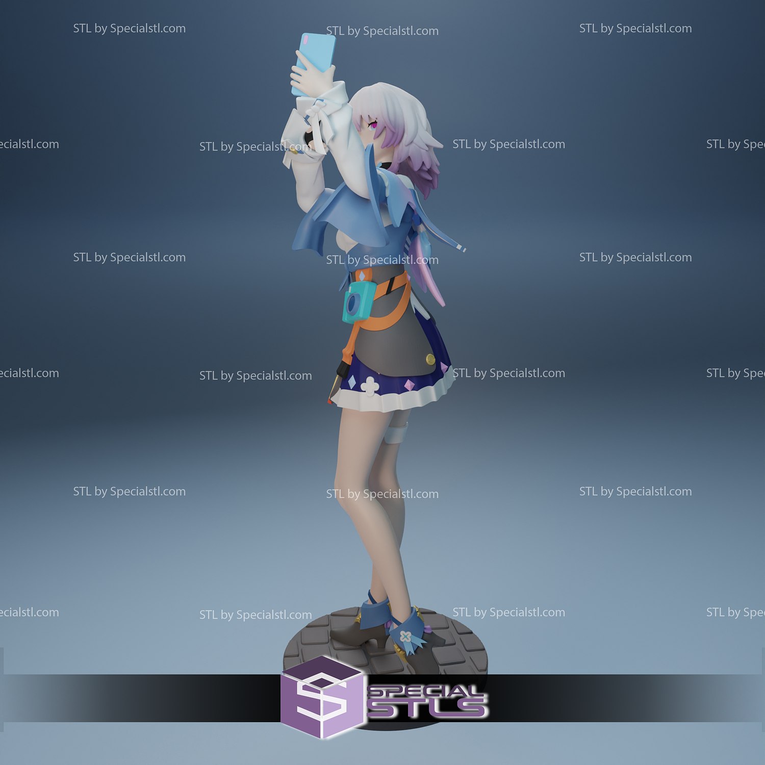 STL file March 7th from Honkai Star Rail ⭐・Template to download and 3D  print・Cults