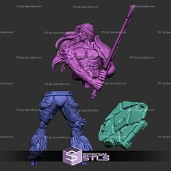 Peter The Fighter War Armor STL Miniature 3D Printing Figurine