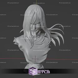 Orochimaru Bust 3D Printing Model from Naruto STL Files